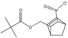 Pivalate, (3-nitrobicyclo[2.2.1]hept-5-en-2-yl) methyl ester Structure