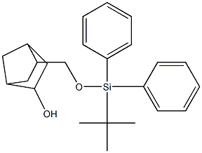 Silane, t-butyldiphenyl(norbornan-5-ol-2-ylmethoxy)- 구조식 이미지