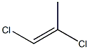 trans-1,2-Dichloropropene. 구조식 이미지