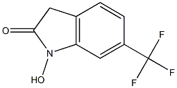 1,3-Dihydro-1-hydroxy-6-(trifluoromethyl)-2H-indol-2-one Structure