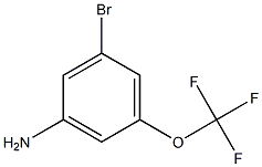 3-Bromo-5-(trifluoromethoxy)aniline 99% 구조식 이미지