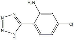 5-(2-Amino-4-chlorophenyl)-1H-tetrazole 97% 구조식 이미지