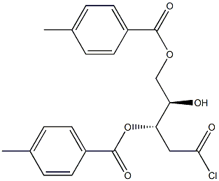 1-CHLORO--3,5-BIS[O-(P-TOLUOYL)]-2-DEOXY-RIBOSE Structure