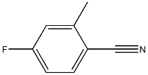 2-CYANO-5-FLUOROTOLUENE 구조식 이미지