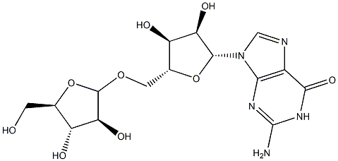 ARABINFURANOSYLGUANOSINE 구조식 이미지