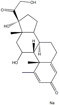 METHYLPREDNISOLONE SODIUM Structure