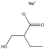 SODIUM -HYDROXY--METHYL BUTYRATE 구조식 이미지