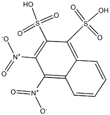 dinitronaphthalene-disulfonic acid Structure