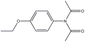 N,N-diacetyl-p-phenentidine Structure