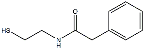 N-(2'-mercaptoethyl)-2-phenylacetamide 구조식 이미지