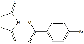 N-succinimidyl 4-bromobenzoate Structure