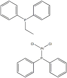 dichloro 1,2-bis(diphenylphosphino)ethaneplatinum(II) 구조식 이미지