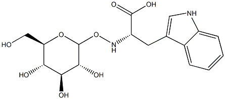 tryptophan N-glucoside Structure