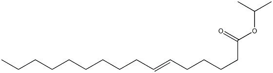 isopropyl 6-hexadecenoate 구조식 이미지