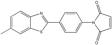 2-(4-N-maleimidophenyl)-6-methylbenzothiazole 구조식 이미지