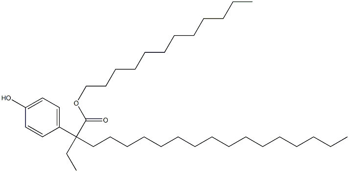 2-(4-hydroxyphenyl)ethyl-1-dodecyloctadecanoate 구조식 이미지