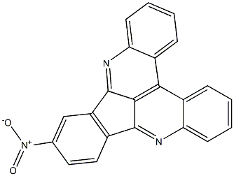 11-nitro-9,14-diazadibenz(a,e)acephenanthrylene 구조식 이미지