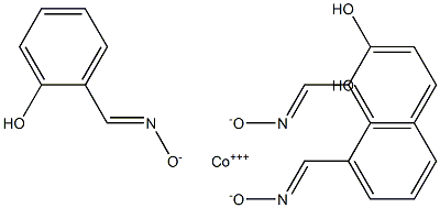 cobalt(III)salicylaldoxime 구조식 이미지