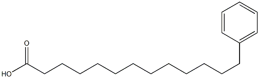 13-phenyltridecanoic acid 구조식 이미지