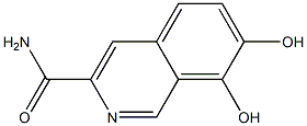 7,8-dihydroxyisoquinoline-3-carboxamide 구조식 이미지