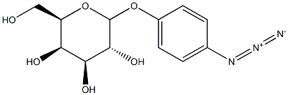 p-azidophenyl galactopyranoside 구조식 이미지