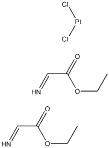 dichlorobis(ethyl iminoacetate)platinum(II) Structure
