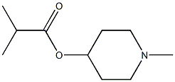 N-methyl-4-piperidyl isobutyrate 구조식 이미지
