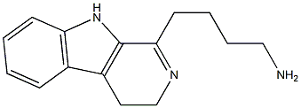 1-(4-aminobutyl)-3,4-dihydro-beta-carboline 구조식 이미지