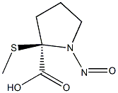 N-nitroso-2-methylthioproline Structure