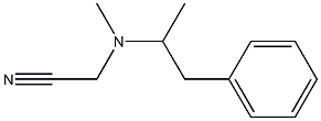 N-cyanomethylmethamphetamine Structure