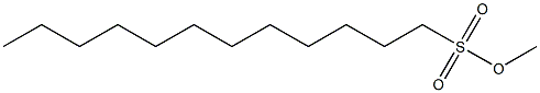 methyl dodecane sulfonate 구조식 이미지