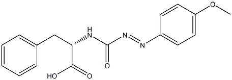 N-(4-methoxyphenylazoformyl)phenylalanine 구조식 이미지