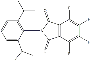 2-(2,6-diisopropylphenyl)-4,5,6,7-tetrafluoro-1H-isoindole-1,3-dione Structure