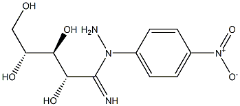 N-(4-nitrophenyl)riboamidrazone 구조식 이미지