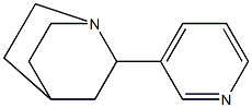 2-(3-pyridinyl)-1-azabicyclo(2.2.2)octane 구조식 이미지