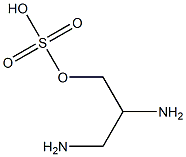 2,3-diaminopropyl sulfate Structure