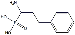 1-amino-3-phenylpropylphosphonic acid 구조식 이미지