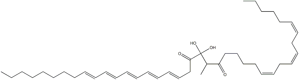 gamma-linolenoyl-3-eicosapentaenoylpropanediol 구조식 이미지