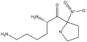lysyl-(Z(nitro))pyrrolidide 구조식 이미지