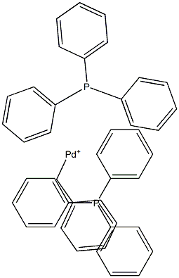 benzyl-bis(triphenylphosphine)palladium(II) Structure