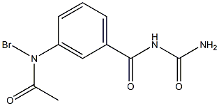 3-bromoacetylamino benzoylurea Structure
