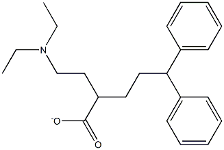 BETA-DIETHYLAMINOETHYLDIPHENYLPROPYLACETATE Structure