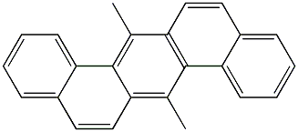 DIBENZ(A,H)ANTHRACENE,7,14-DIMETHYL- 구조식 이미지