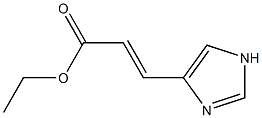 4-IMIDAZOLEACRYLICACIDETHYLESTER 구조식 이미지