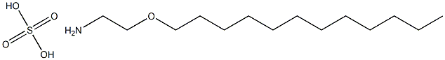 MONOETHANOLAMINELAURYLETHERSULPHATE 구조식 이미지