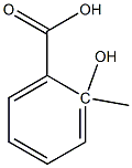 2-METHYL-2-HYDROXYBENZOICACID 구조식 이미지