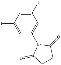 N-(3,5-DIIODOPHENYL)SUCCINIMIDE 구조식 이미지