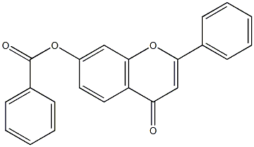 7-BENZOYLOXYFLAVONE 구조식 이미지