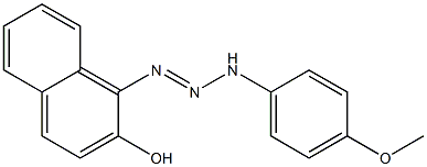 ANISIDINE-AZO-BETA-NAPHTHOL 구조식 이미지