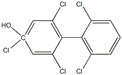 2,4,6,2',6'-PENTACHLORO-4-BIPHENYLOL Structure